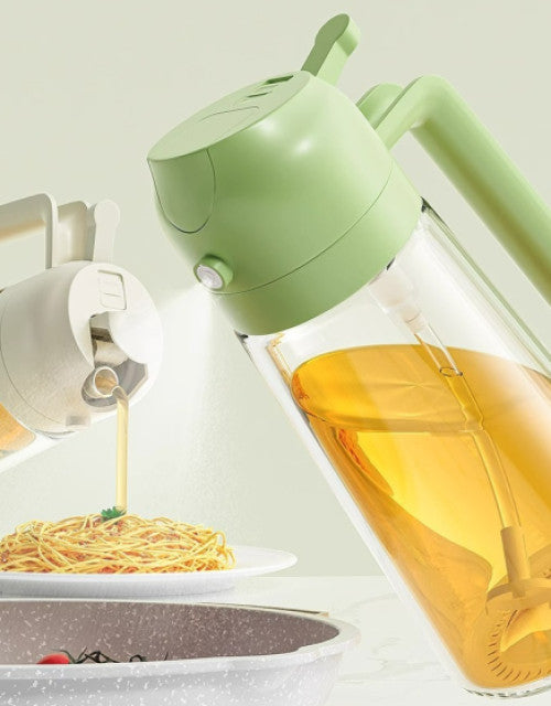 2-in-1 Large Capacity Multi-Function Glass Oil Pot