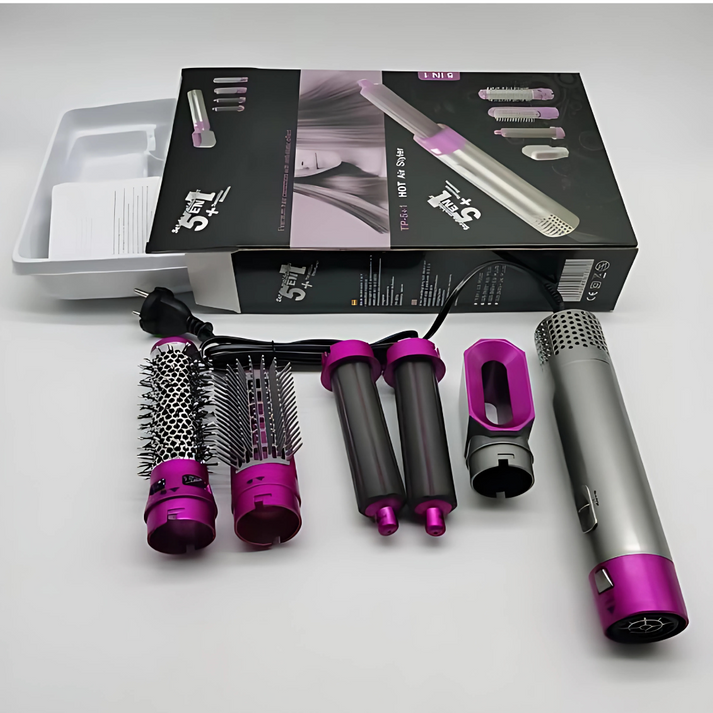 5 in 1 Hair Styler, Hot Air Brush, Airwrap Styler Electric Hair Styler