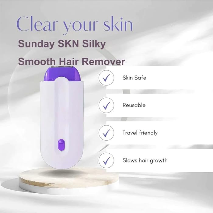 Painless Laser Hair Remover | Electric Hair Remover USB Charging